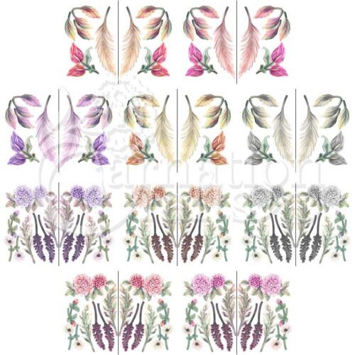 Carnation Crafts Bohemian Florals Vignette Downloads