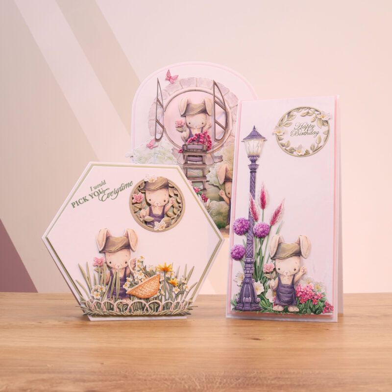 Cards made using the Benny die set