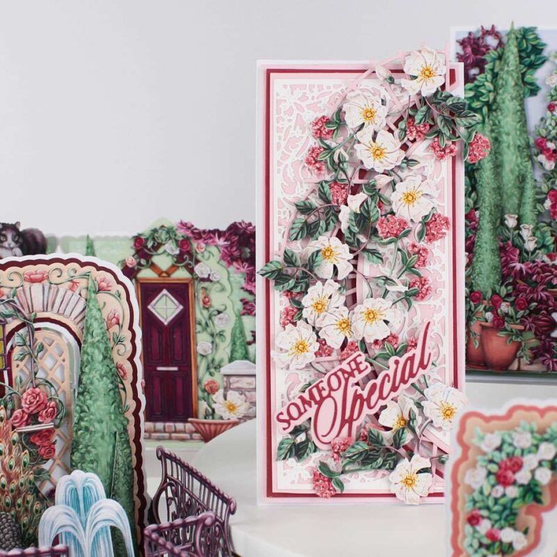 Cards made using the Grand Gardens Special Edition Vignette