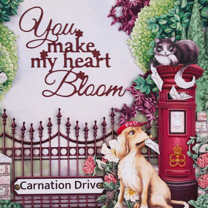 Card made using the Grand Gardens Special Edition Vignette