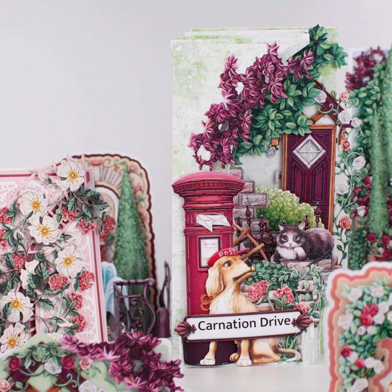 Cards made using the Grand Gardens Special Edition Vignette