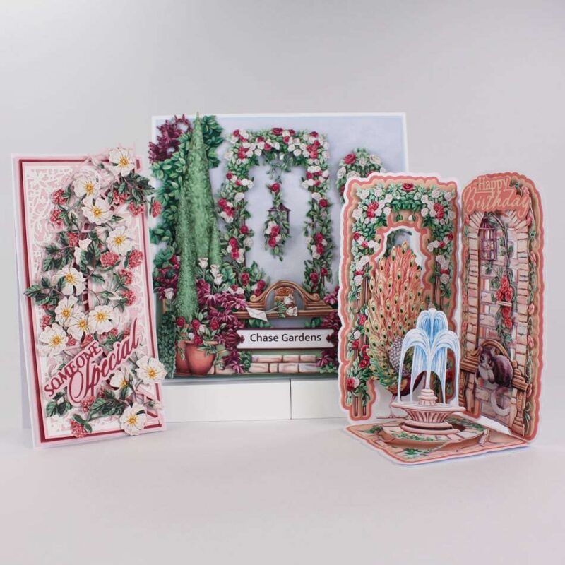 Cards made using the Grand Gardens Special Edition Vignette