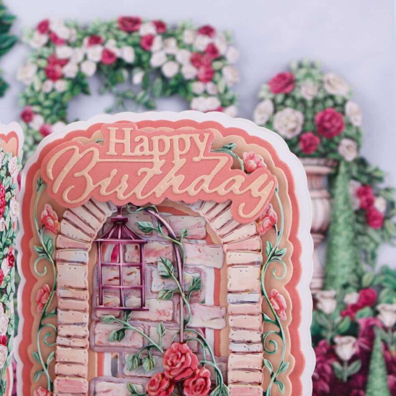 Card made using the Grand Gardens Special Edition Vignette