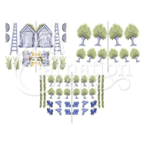 Carnation Crafts Around The Orchard Vignette Downloads - Vignette 4