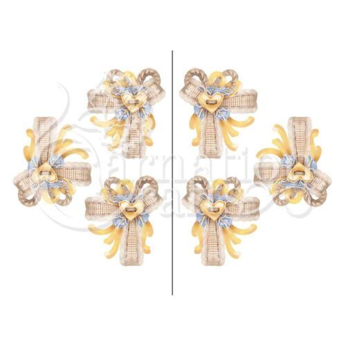 Carnation Crafts Scrappy Bow Corner Vignette Downloads - Vignette 1