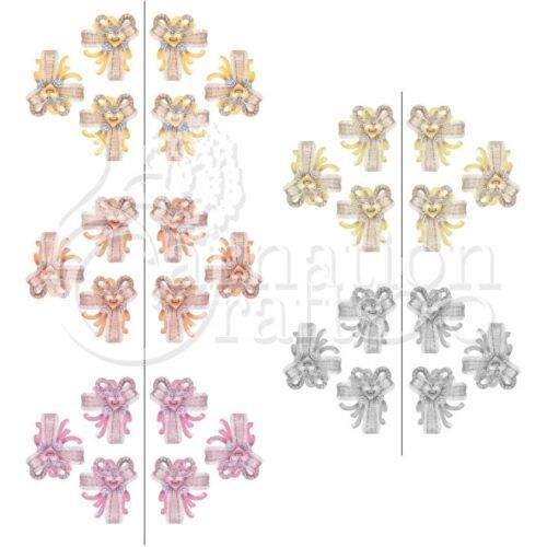 Carnation Crafts Scrappy Bow Corner Vignette Downloads