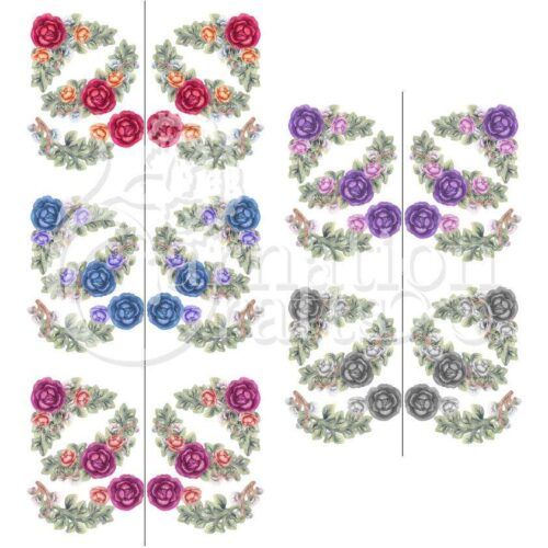 Carnation Crafts Peonies With Poise Vignette Downloads - Vignette 1 - 5