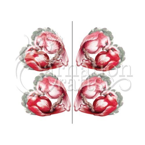 Valentine's Day Special Edition Vignette Love Birds Image