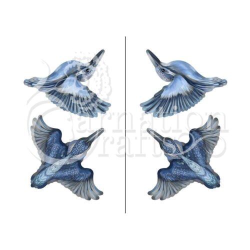Carnation Crafts Flighted Kingfishers Vignette Downloads - Vignette 2