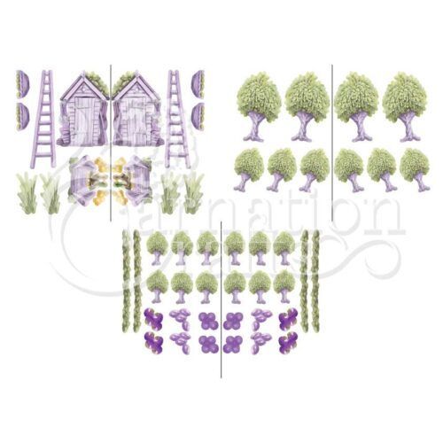 Carnation Crafts Around The Orchard Vignette Downloads - Vignette 3