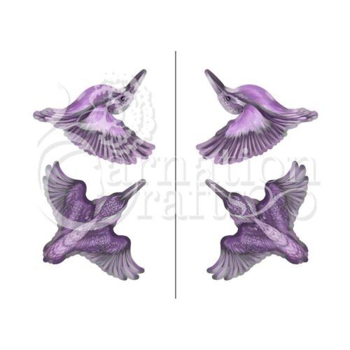 Carnation Crafts Flighted Kingfishers Vignette Downloads - Vignette 4