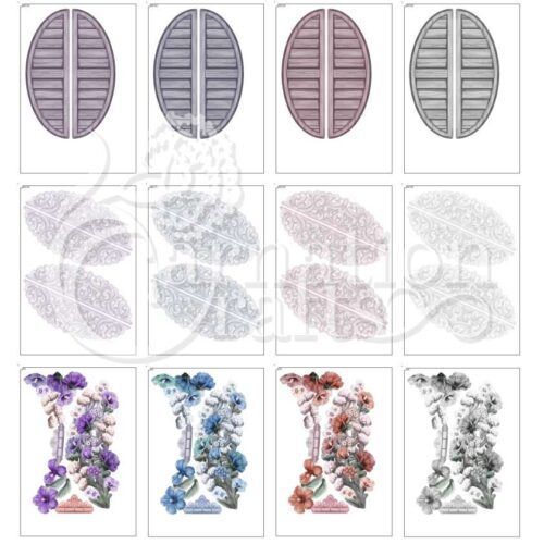 Carnation Crafts Beautiful Calm USB Oval Vista Card Shape Additional Vignette Downloads