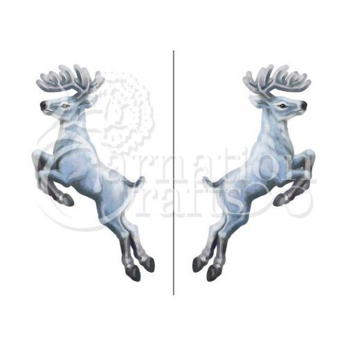 Carnation Crafts Vaulting Deer Vignette Downloads - Vignette 2