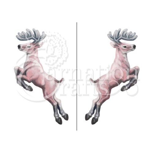 Carnation Crafts Vaulting Deer Vignette Downloads - Vignette 3