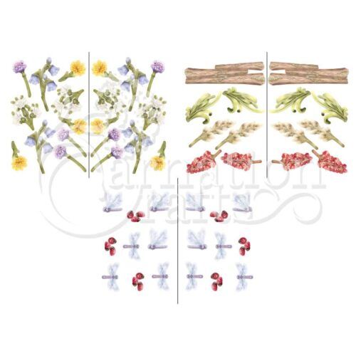 Carnation Crafts Wild Flower Array Vignette Downloads - Vignette 1