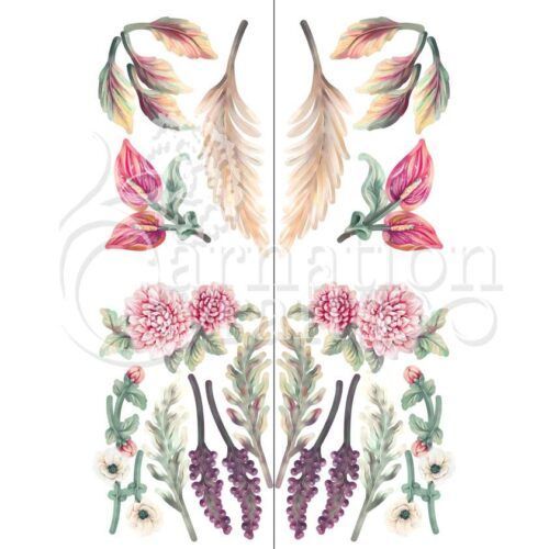 Carnation Crafts Bohemian Florals Vignette Downloads - Vignette 1