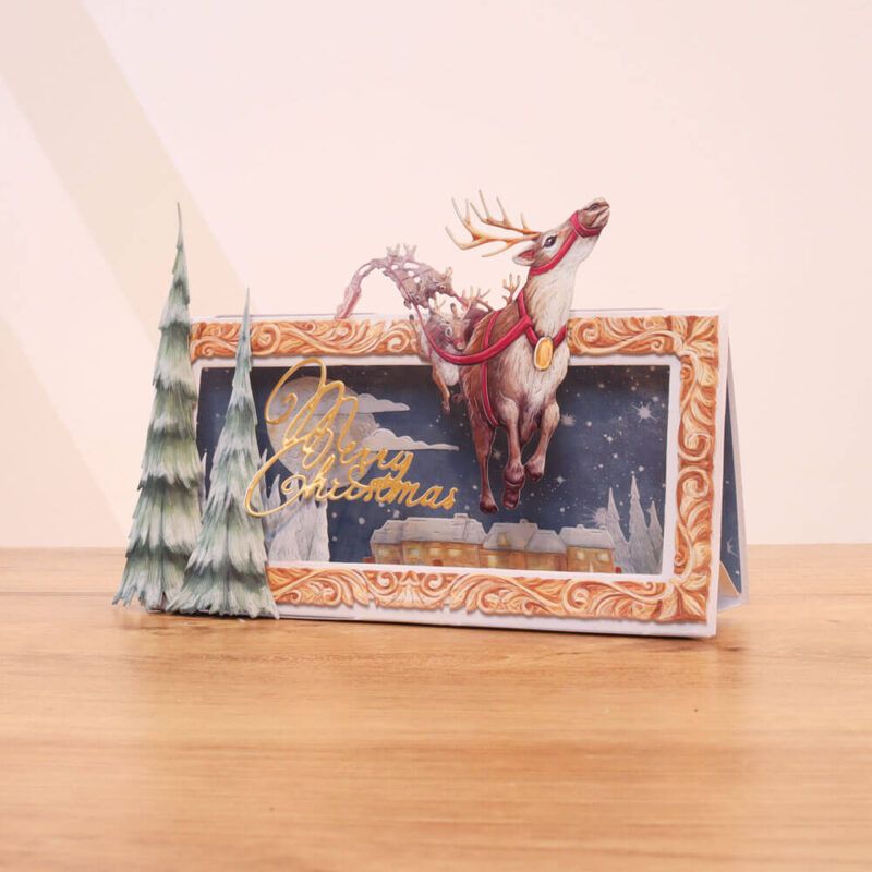 DL card made using in time for christmas