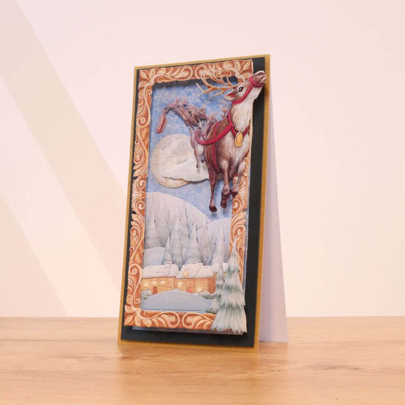 DL card made using in time for christmas