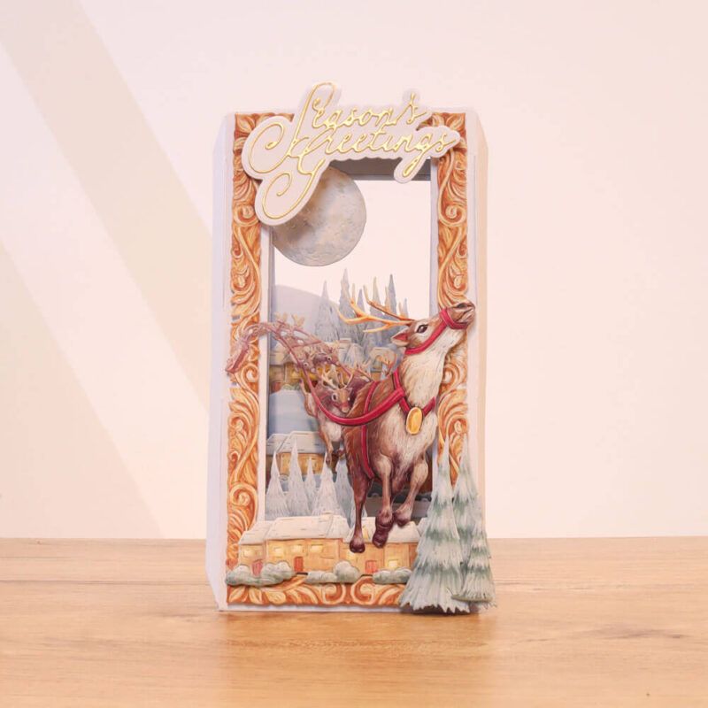 DL card made using in time for christmas