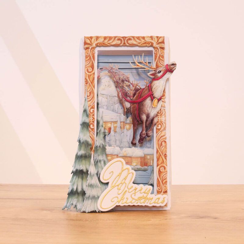 DL card made using in time for christmas