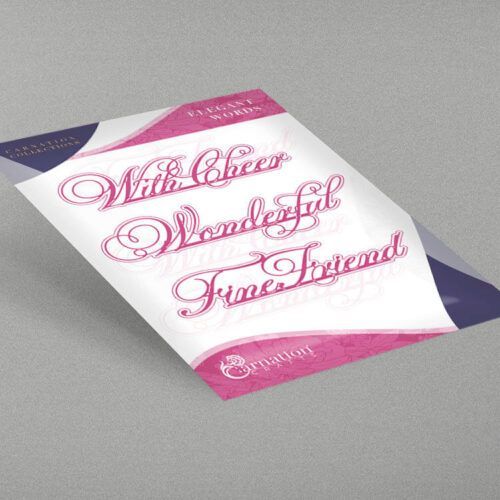 Carnation Crafts Elegant Words Die Set