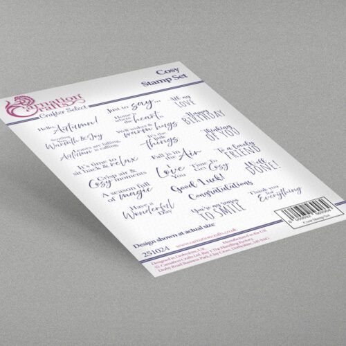 Carnation Crafts Cosy Stamp Set