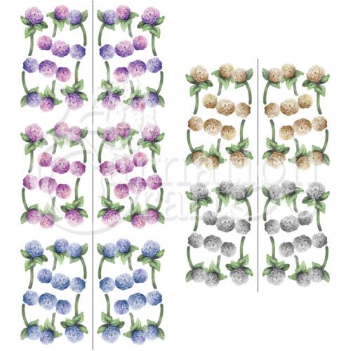 Clean & Simple Heartfelt Hydrangeas Vignette Downloads