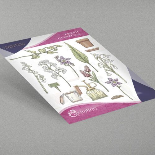 Carnation Crafts Fresh Clippings Die Set