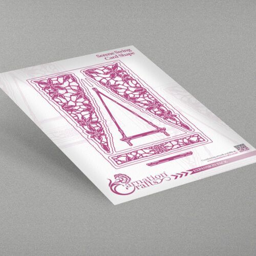 Carnation Crafts Serene Swing Card Shape Die Set