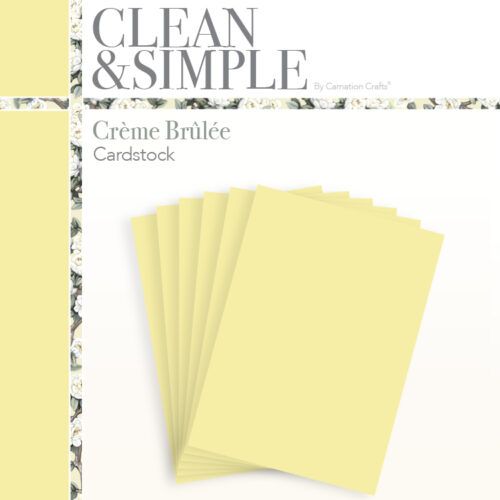 Clean & Simple Crème Brûlée Cardstock