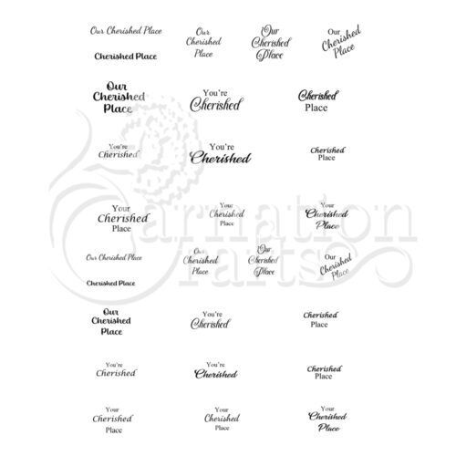 Carnation Crafts Cherished Places Sentiment Download