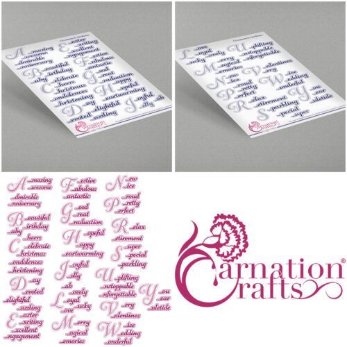 Carnation Crafts Occasions & Attributes Die Set