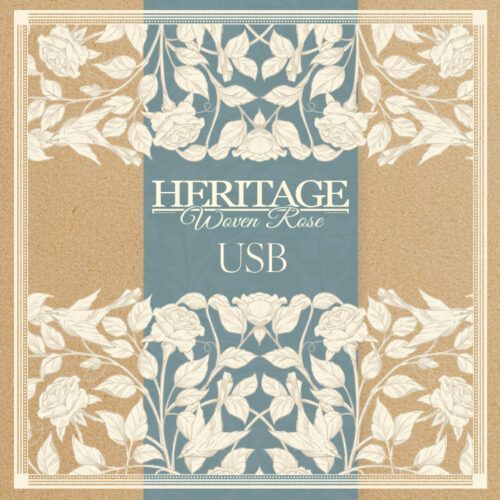 Heritage Woven Rose USB
