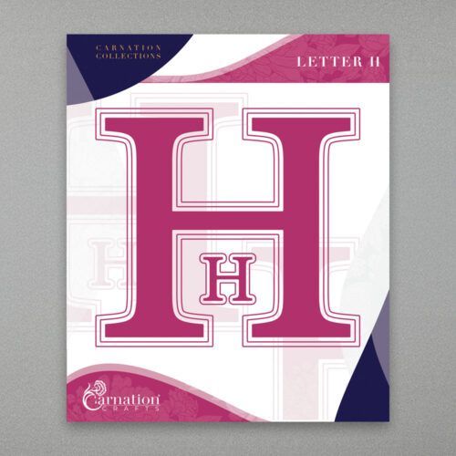Carnation Crafts Letter H Die Set