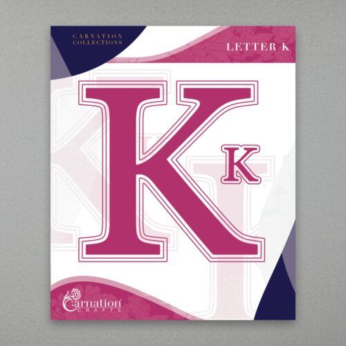 Carnation Crafts Letter K Die Set