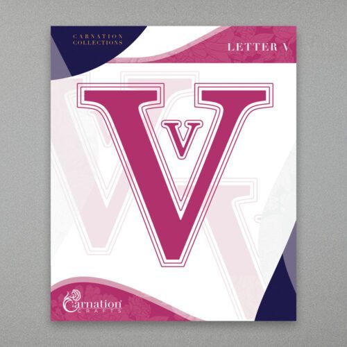 Carnation Crafts Letter V Die Set