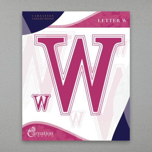Carnation Crafts Letter W Die Set