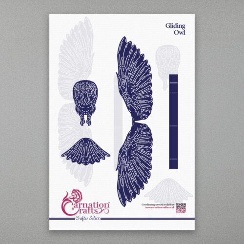 Carnation Crafts Gliding Owl Die Set