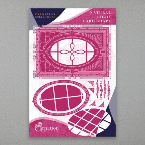 Carnation Crafts Natural Light Card Shape Die Set