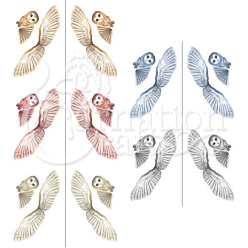 Carnation Crafts Gliding Owl Vignette Downloads