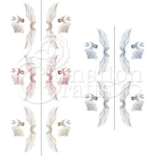 Carnation Crafts Swooping Dove Vignette Downloads