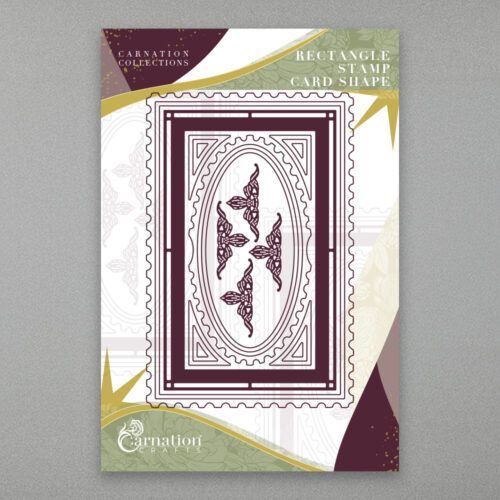 Carnation Crafts Rectangle Stamp Card Shape Die Set