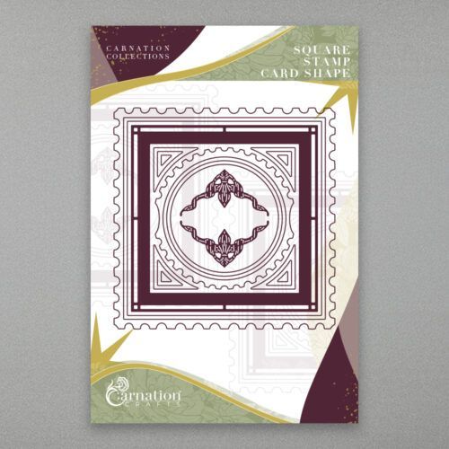 Carnation Crafts Square Stamp Card Shape Die Set