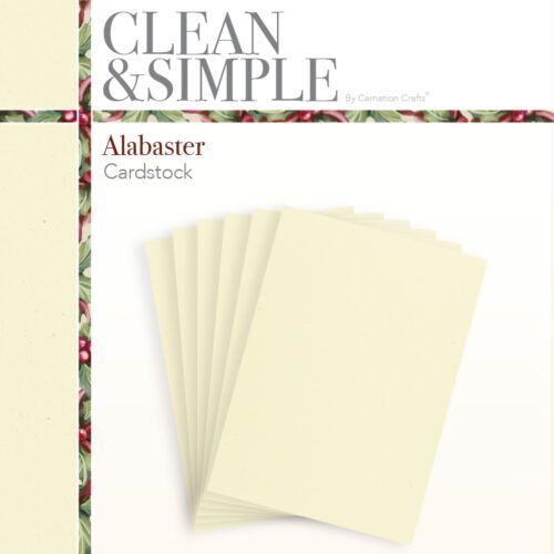 Clean & Simple Alabaster Cardstock