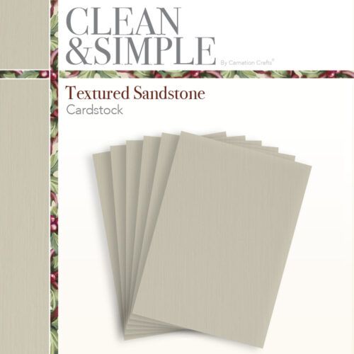 Clean & Simple Textured Sandstone Cardstock