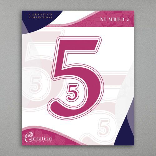 Carnation Crafts Number 5 Die Set
