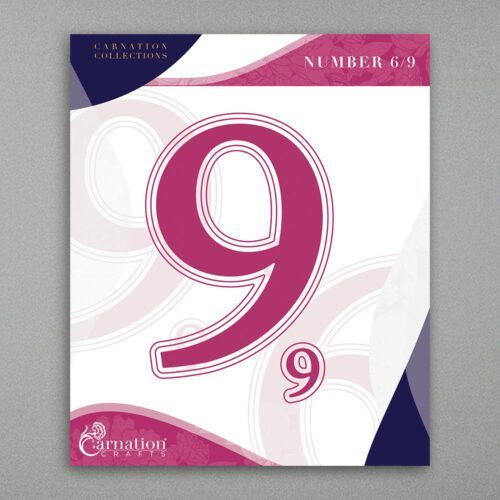 Carnation Crafts Number 6/9 Die Set