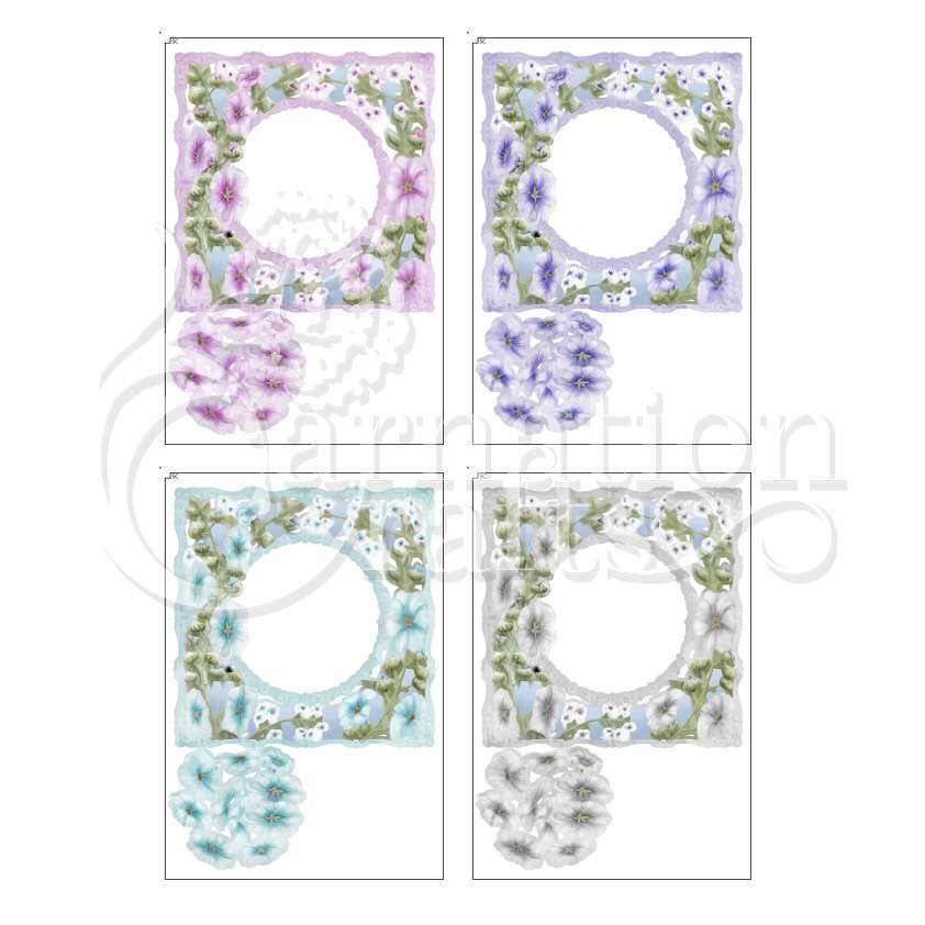 Style & Sentiment USB Floral Best Wishes Vignettes 1-4 Downloads