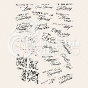 Written With Love A5 Stamp Set