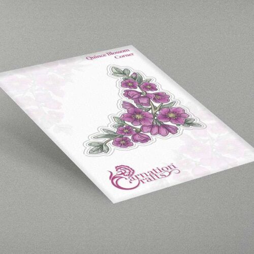 Carnation Crafts Quince Blossom Corner Die Set